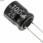 100uF 25V Radial Electrolytic Capacitor - Ekostra Electronics In Egypt اكوسترا الكترونيكس