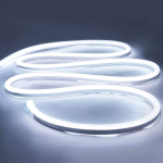 Neon Flexible LED Strip Light – 5 Meter, White, 12V DC – Waterproof Silicone