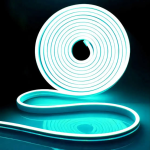 Neon Flexible LED Strip Light – 5 Meter, ICE BLUE 12V DC – Waterproof Silicone
