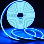 Neon Flexible LED Strip Light – 5 Meter, BLUE 12V DC – Waterproof Silicone