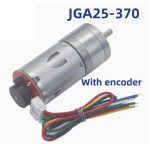 Dc Gear Motor With Magnetic Linear Encoder jGA25-370 (170RPM-6V) - صورة 4 - Ekostra Electronics In Egypt اكوسترا الكترونيكس