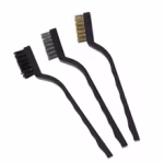 3-Piece Mini Wire Brush Set with Brass, Steel & Nylon Brushes - صورة 4 - Ekostra Electronics In Egypt اكوسترا الكترونيكس