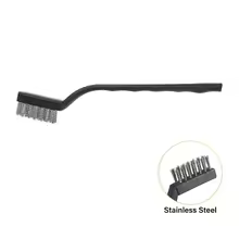 3-Piece Mini Wire Brush Set with Brass, Steel & Nylon Brushes - Ekostra Electronics In Egypt اكوسترا الكترونيكس