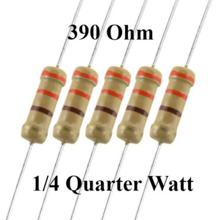 390k ohm 1/4 Watt (4pcs) - Ekostra Electronics In Egypt اكوسترا الكترونيكس