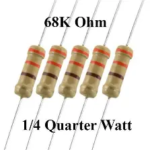 68k ohm 1/4 Watt (4pcs) - Ekostra Electronics In Egypt اكوسترا الكترونيكس