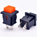 Push Button Momentary Switch Square Shape 2 Pin DS-430 - Ekostra Electronics In Egypt اكوسترا الكترونيكس