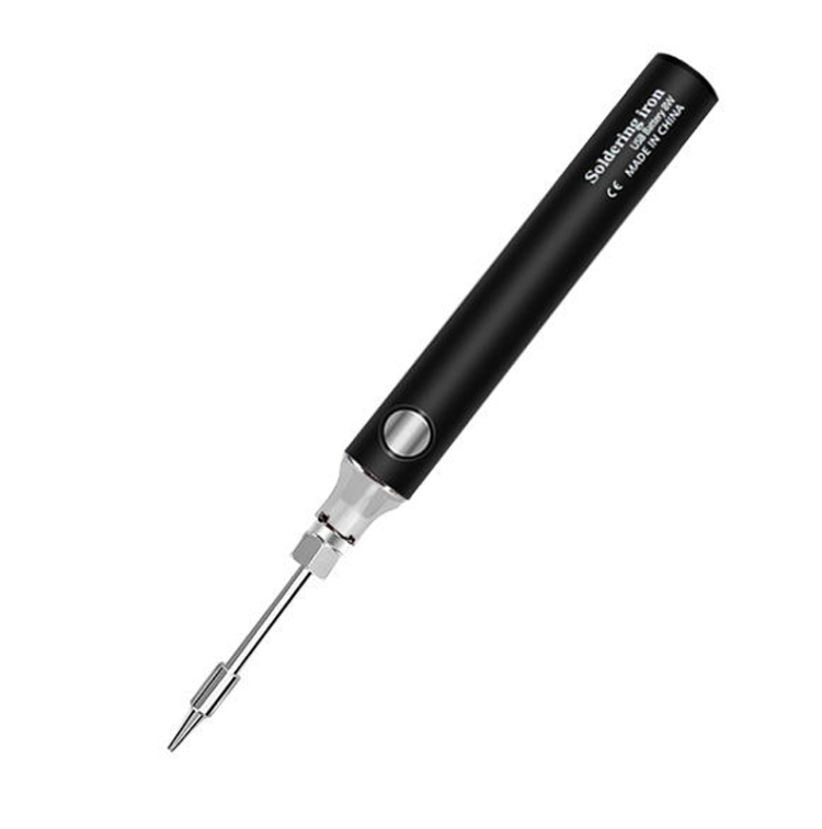 8W - With Built-in Battery - USB Charging Adjustable Temperature Soldering Iron Kit - Ekostra Electronics In Egypt اكوسترا الكترونيكس